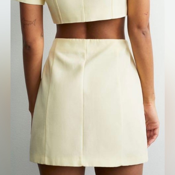 Zara linen blend mini skirt - Picture 2 of 4